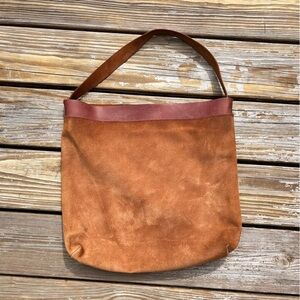 11600 Eleven600 leather suede handmade in Spain shoulder bag